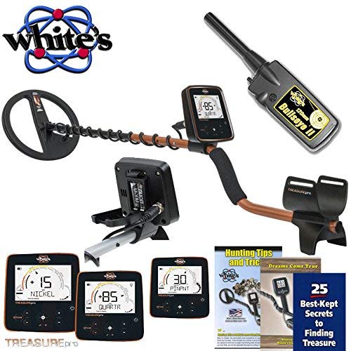 Whites TreasurePro Metal Detector with 10