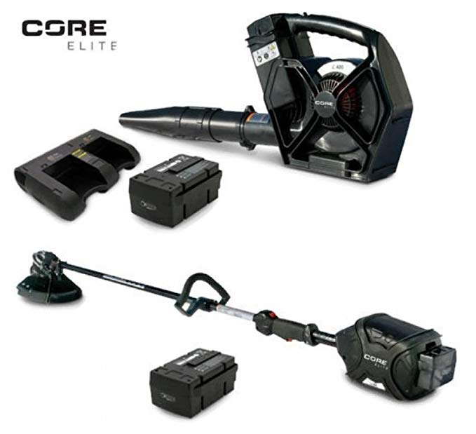 The ROP Shop CORE E400 & E420 Elite Trimmer & Leaf Blower 2-Battery 1-45-Minute Dual Charger