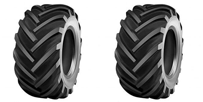 TWO 26X12.00-12 26x12-12 DEESTONE D408 Industrial/ Utilty Lug Tires 10 ply Rated Heavy Duty