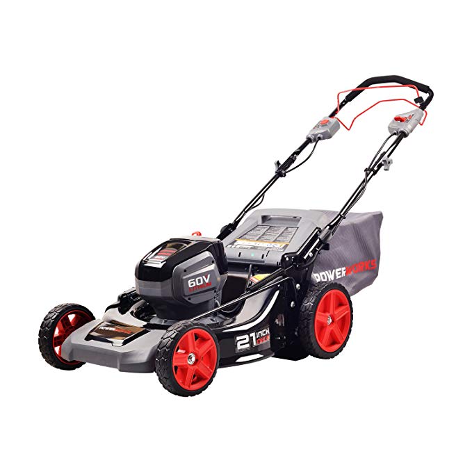 POWERWORKS 60V 21-inch Self-Propelled Mower, Battery Not Included MO60L02PW