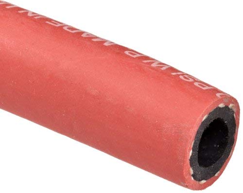 Continental ContiTech Frontier EPDM Rubber Hose, Red, 200 PSI Maximum Working Pressure, 3/8