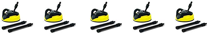 Karcher T300 Hard Surface Cleaner for Electric Power Pressure Washers (Deck, Driveway, Patio, Tool Accessory) (5-(Pack))