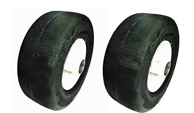 2 Front Solid Tire Assembly Puncture Proof No Flat Wheel Exmark Lazer Z Toro Z Master 13x5x6