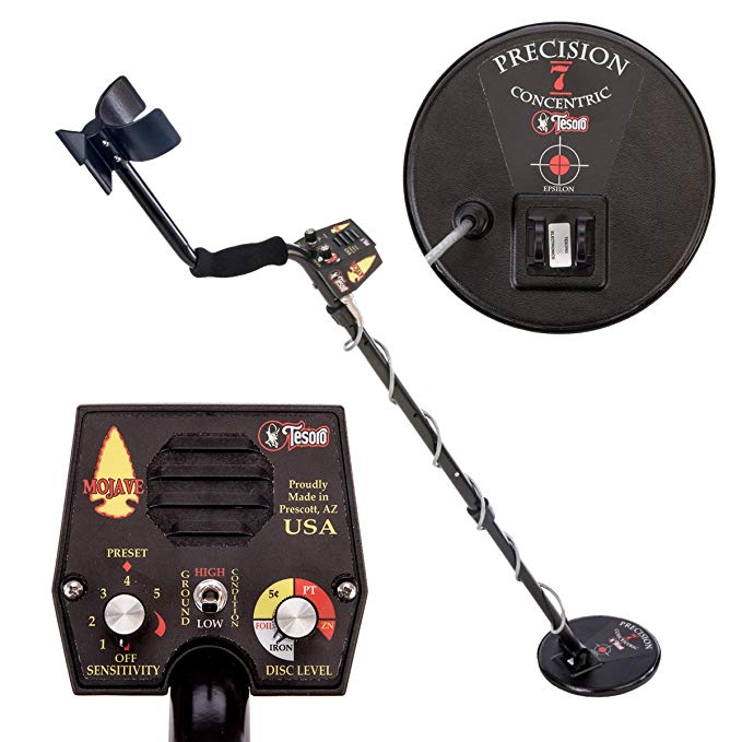 Tesoro Mojave Metal Detector with New Precision 7” Concentric Search Coil