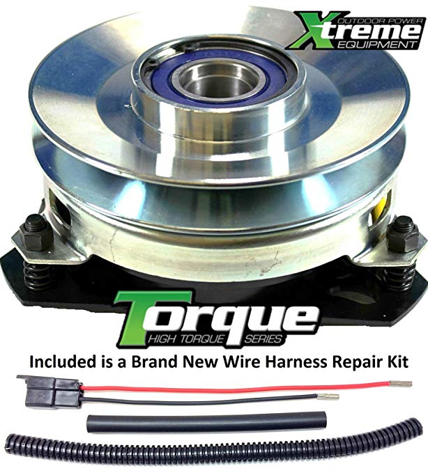 Xtreme Outdoor Power Equipment Bundle - 2 Items: PTO Electric Blade Clutch, Wire Harness Repair Kit. Replaces Cub Cadet 717-3390 PTO Clutch - Torque Upgrade - w/Harness Repair Kit!