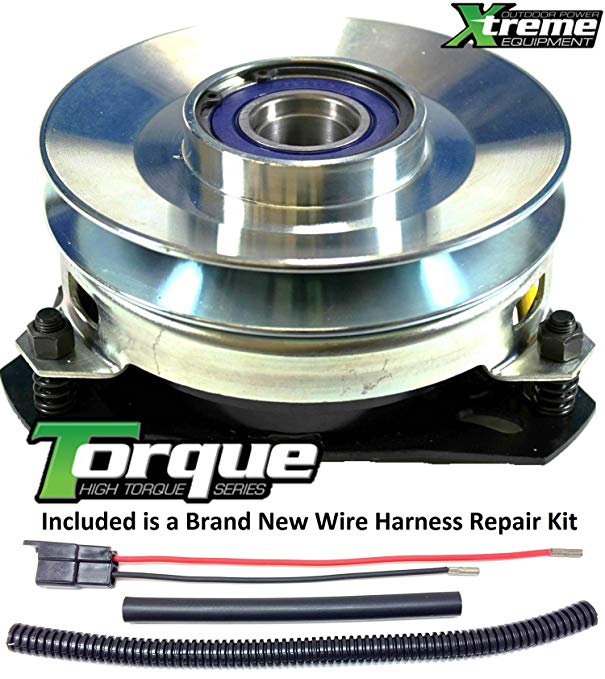 Xtreme Outdoor Power Equipment Bundle - 2 Items: PTO Electric Blade Clutch, Wire Harness Repair Kit. Replaces Warner 5210-35 Electric PTO Clutch - w/Wire Harness Repair Kit!