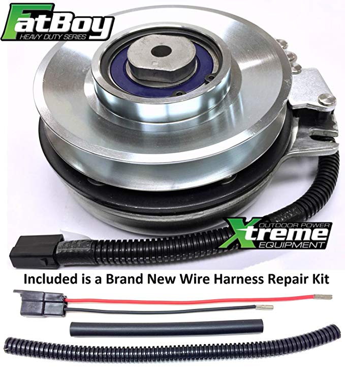 Xtreme Outdoor Power Equipment Bundle - 2 Items: PTO Electric Blade Clutch, Wire Harness Repair Kit. Replaces Ariens 00389900 Fatboy Electric PTO Clutch - w/Wire Harness Repair Kit