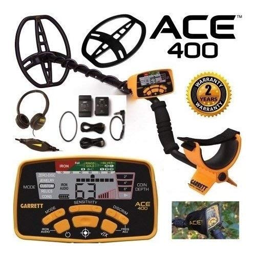 Garrett Ace 400 Metal Detector Z-Lynk Package Special with Free Accessories