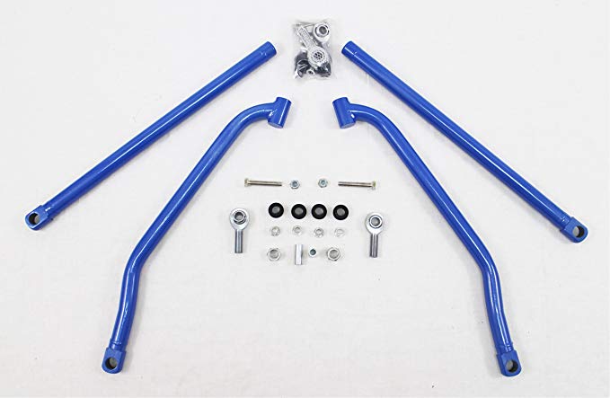 aftemarket 2014-2017 Polaris RZR 1000 XP XP4 Upper Lower Max Clearance Radius Bar Kit Blue