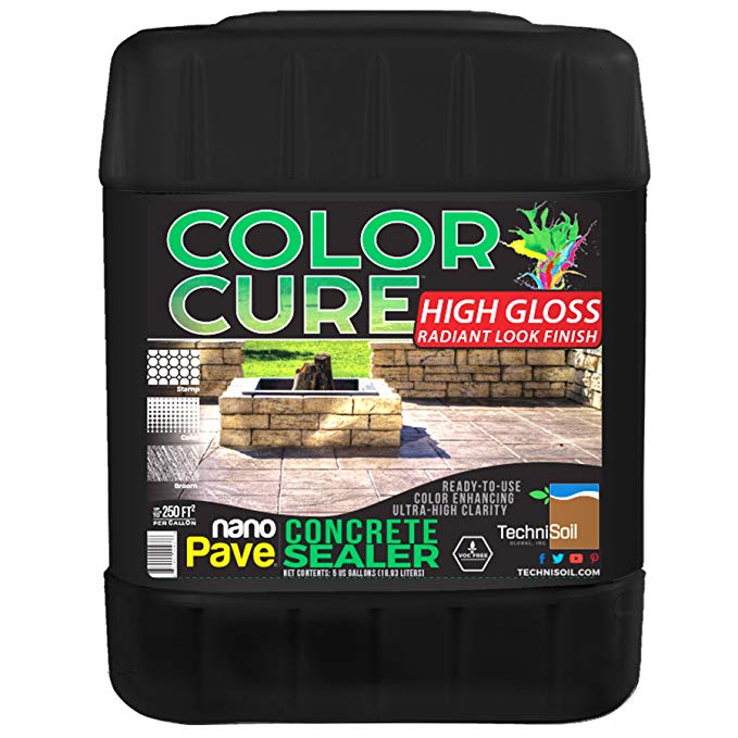 NanoPave Concrete Sealer - Gloss, Wet Look Finish (5-gallon bottle)